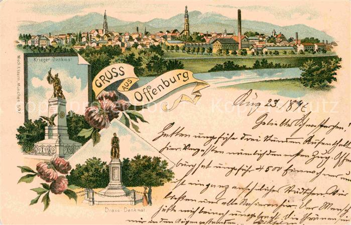 Offenburg Krieger- und Drake Denkmal