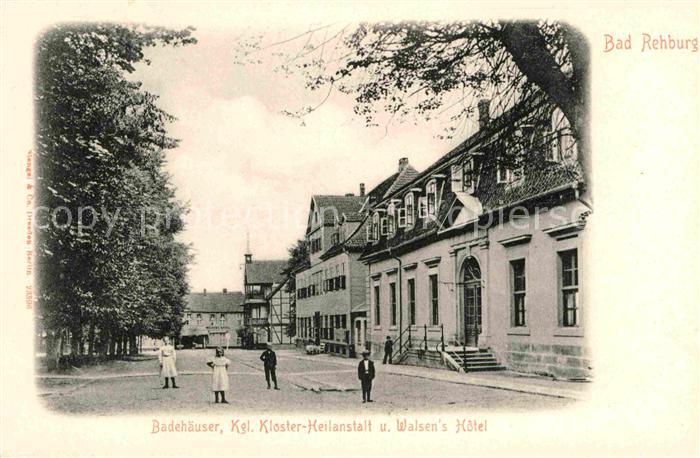 Bad Rehburg Badehaeuser Kloster-Heilanstalt Walsens Hotel