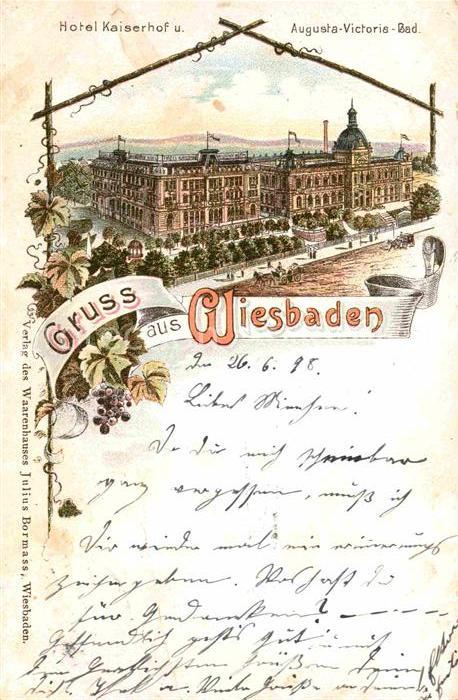 Wiesbaden Hotel Kaiserhof Augusta-Victoria-Bad