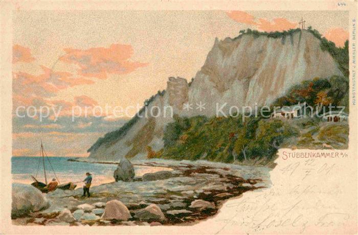 Stubbenkammer Ruegen Kuenstlerkarte