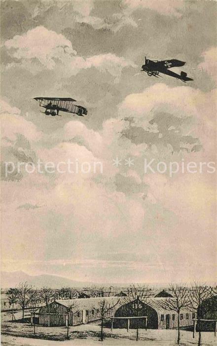 Darmstadt Fliegergruss Flugzeuge Truppenuebungsplatz