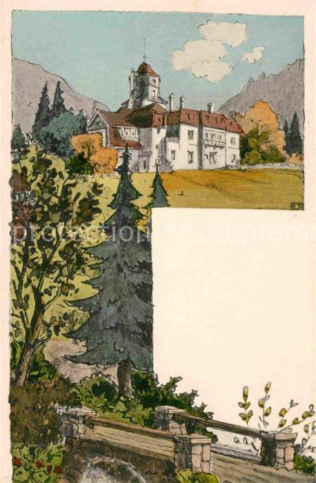 Darmstadt Villa am Berg Kuenstlerkarte