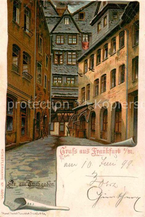 Frankfurt Main Strasse am Tuchgaden