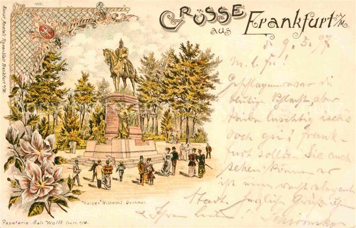 Frankfurt Main Kaiser Wilhelm Denkmal