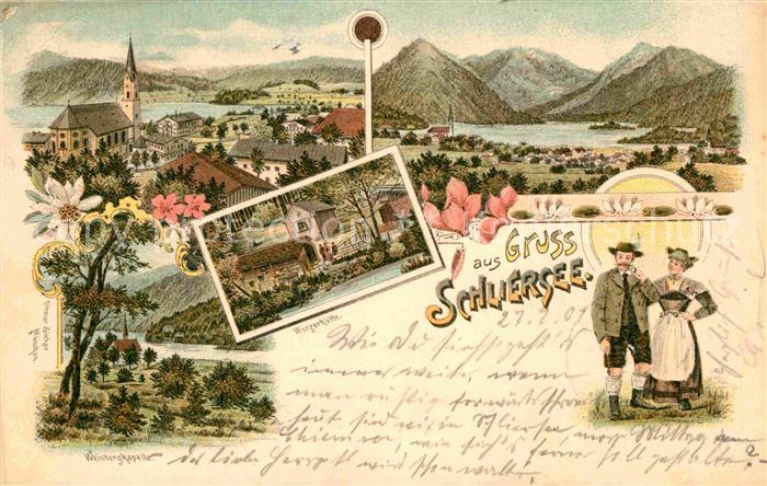 Schliersee Wurzerhuette Weinbergkapelle