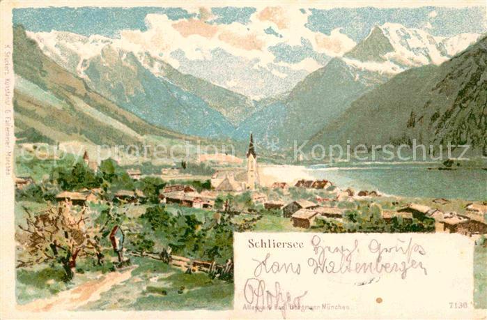Schliersee Kuenstlerkarte