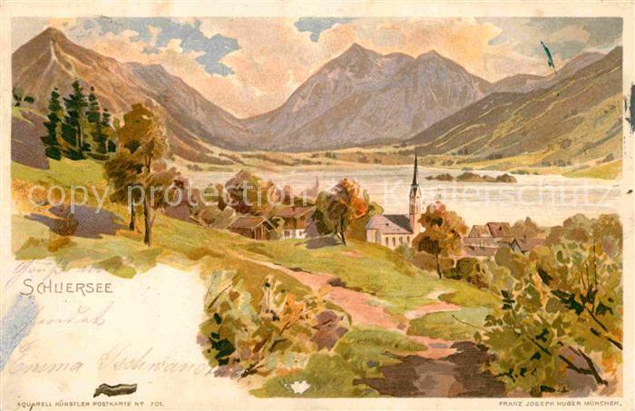 Schliersee Kuenstlerkarte