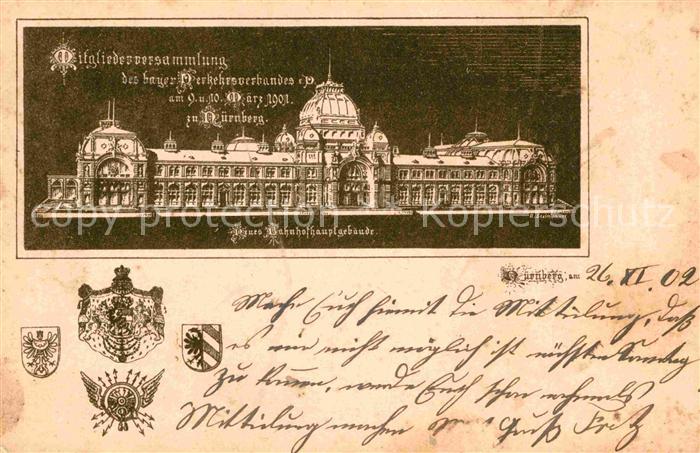 NueRNBERG  CITY Mitgliederversammlung des Bayerischen Verkehrsverbandes Bahnhof