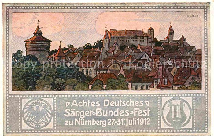 NueRNBERG  CITY 8. Deutsches Saenger-Bundes-Fest