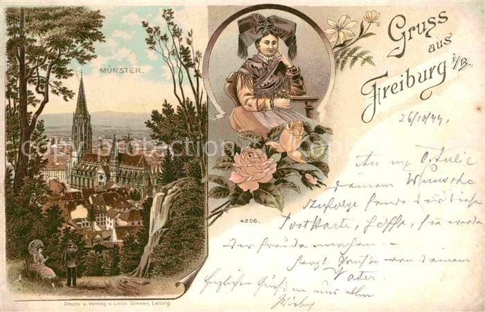 Freiburg Breisgau Muenster Tracht