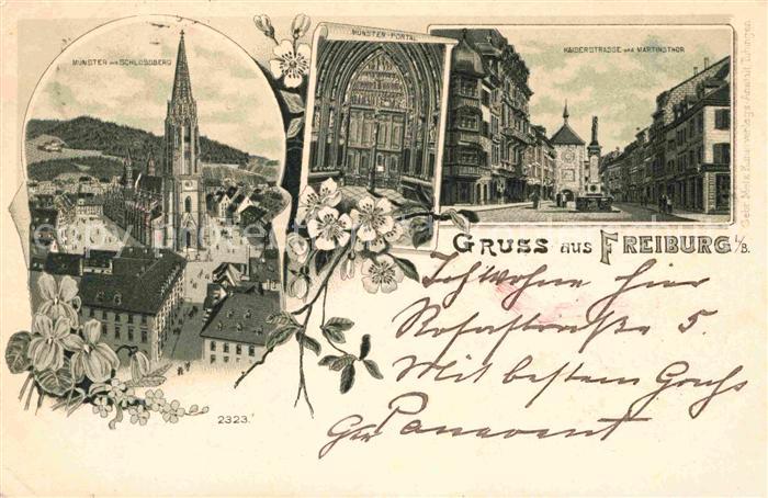 Freiburg Breisgau Muenster Martinstor