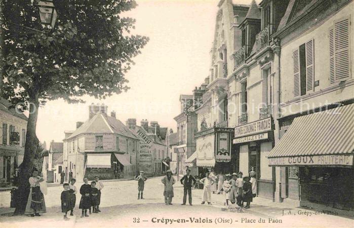 Crepy-en-Valois Place du Paon