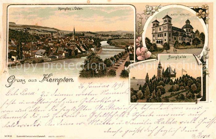 Kempten Allgaeu Burghalde Kirche