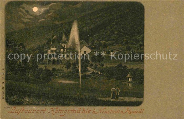 Koenigsmuehle Neustadt Weinstrasse Mondscheinkarte