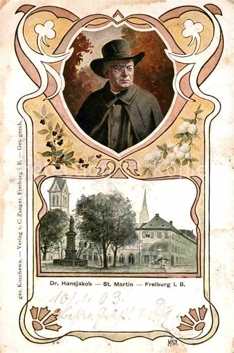 Freiburg Breisgau Dr. Hansjakob St. Martin