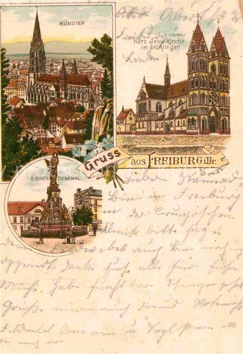 Freiburg Breisgau Muenster Herz Jesu Kirche im Stuehlinger