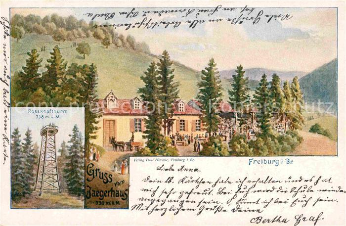 Freiburg Breisgau Rosskopfturm Jaegerhaus