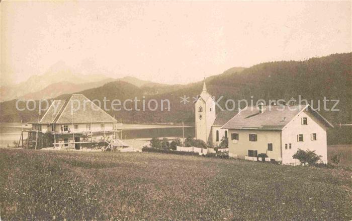 Weissensee Fuessen Kirchenpartie