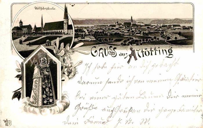 Altoetting Wallfahrtskirche Panorama