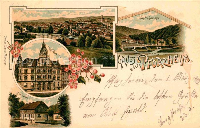 Pforzheim Kupferhammer Rathaus Seehaus