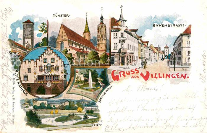 Villingen-Schwenningen Muenster Bickenstrasse Romeius-Thurm