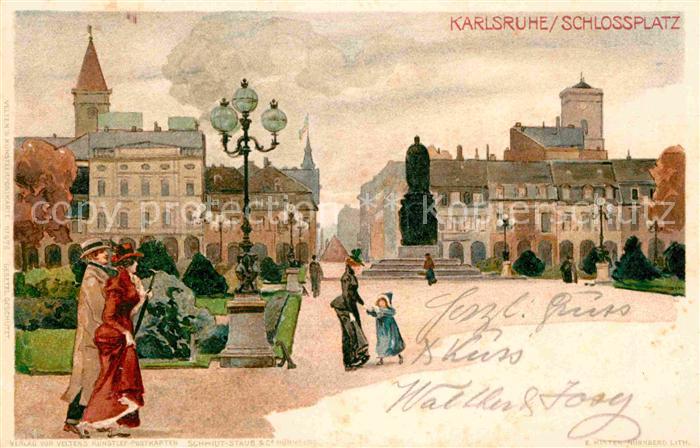 Karlsruhe Baden Schlossplatz