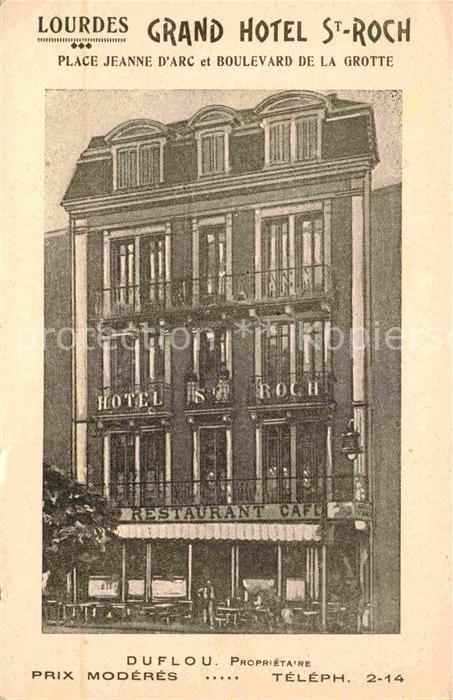 Lourdes Hautes Pyrenees Grand Hotel St. Roch