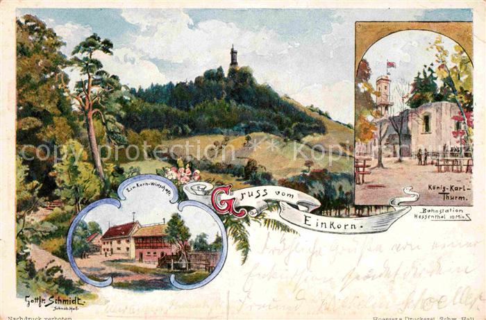 Einkorn Schwaebisch Hall Koenig Karl-Thurm