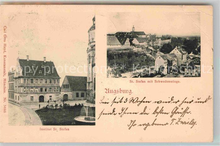 Augsburg Institut St.Stefan mit Schwedenstiege