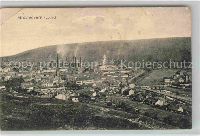 Grossmoevern Lothringen Fliegeraufnahme Fabrikgelaende