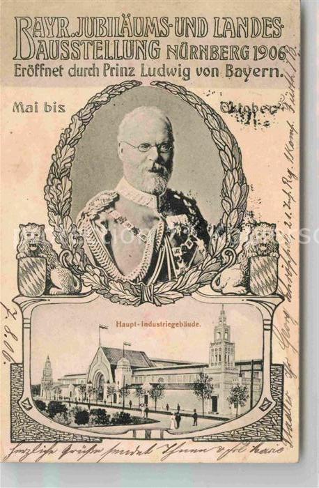 NueRNBERG  CITY Bayerische Jubilaeums- und Landesausstellung Eroeffnung durch P