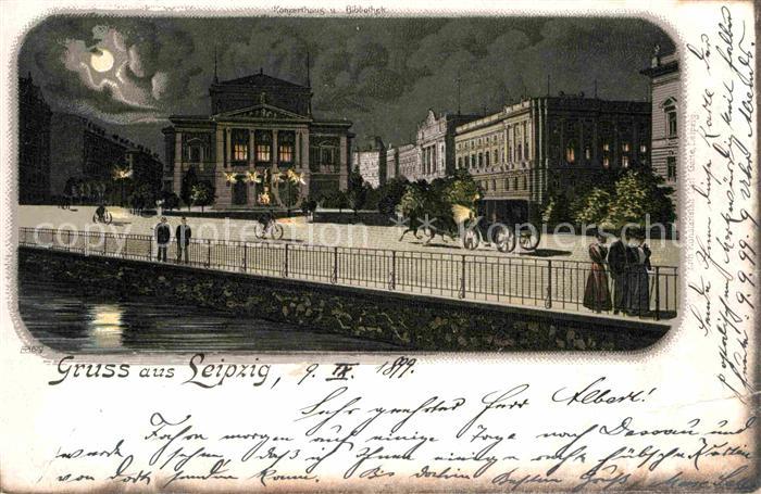 LEIPZIG Sachsen Konzerthaus Bibliothek