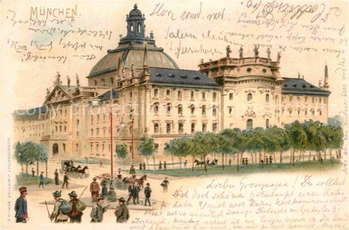 Muenchen Bayern Justiz-Palast