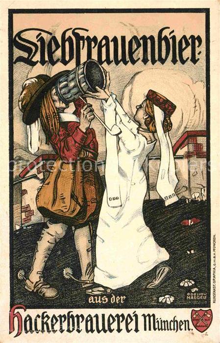Muenchen Bayern Liebfrauenbier Hackerbrauerei