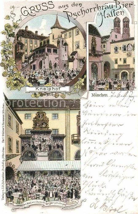 Muenchen Bayern Pschorrbraeu-Bier-Hallen