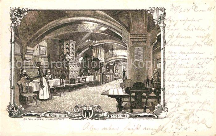 Muenchen Bayern Ratskeller