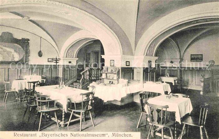 Muenchen Bayern Restaurant Bayrisches Nationalmuseum