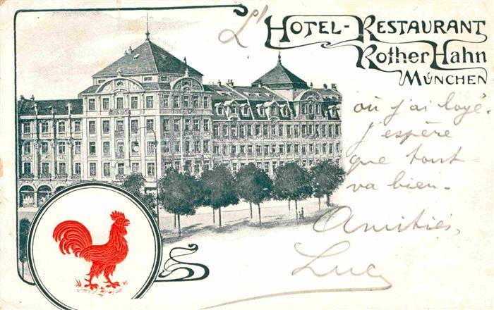 Muenchen Bayern Hotel Restaurant Rother Hahn