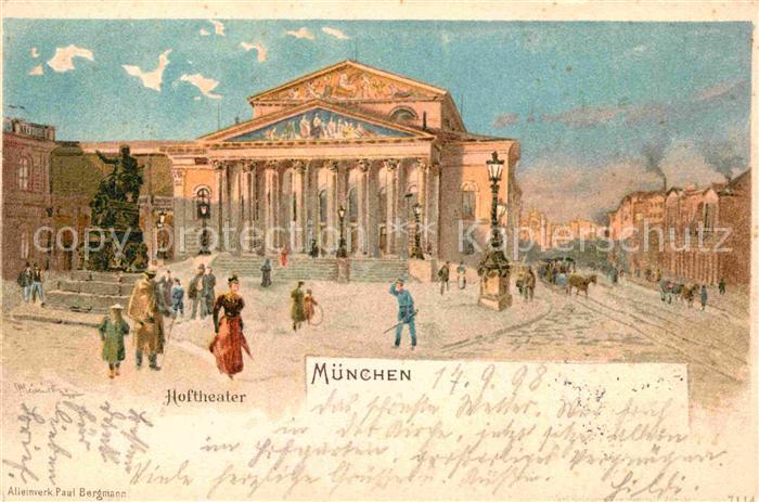 Muenchen Bayern Hoftheater