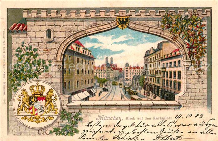 Muenchen Bayern Karlsplatz