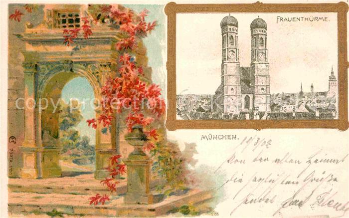 Muenchen Bayern Frauentuerme