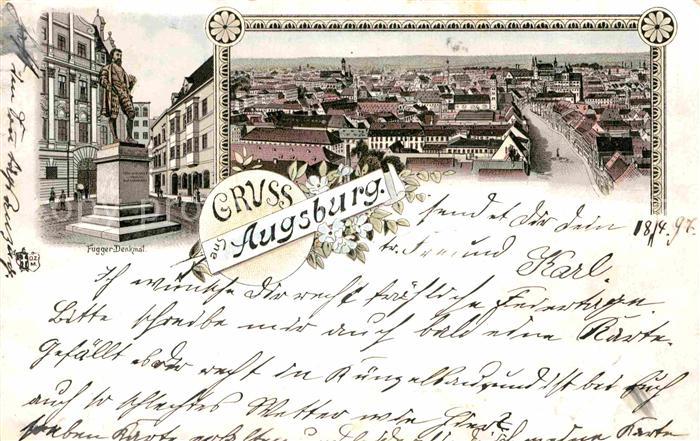 Augsburg Fugger-Denkmal