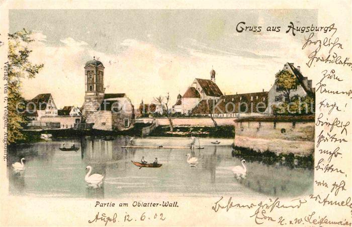 Augsburg Oblatter-Wall Schwan