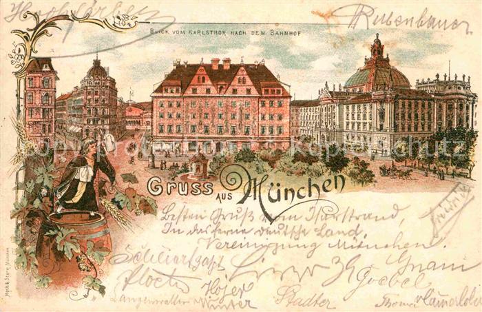 Muenchen Bayern Bahnhof Muenchner Kindl