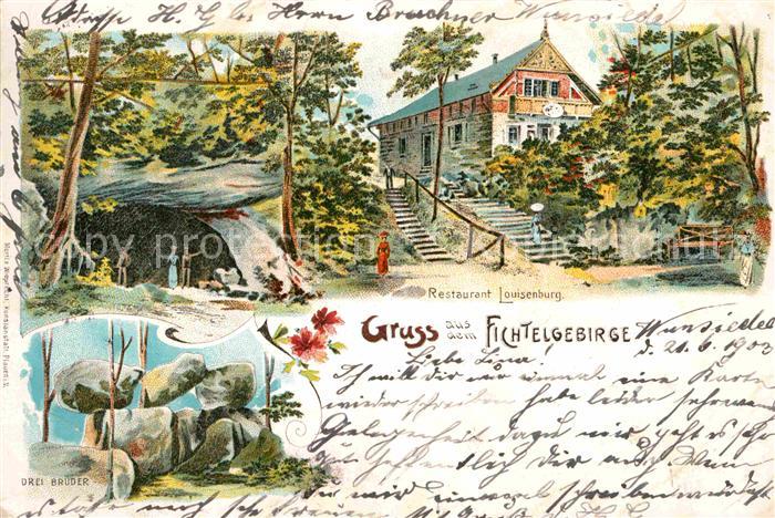 Wunsiedel Restaurant Louisenburg Drei Brueder