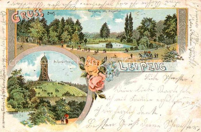 LEIPZIG Sachsen Scherbelberg Rosenthal