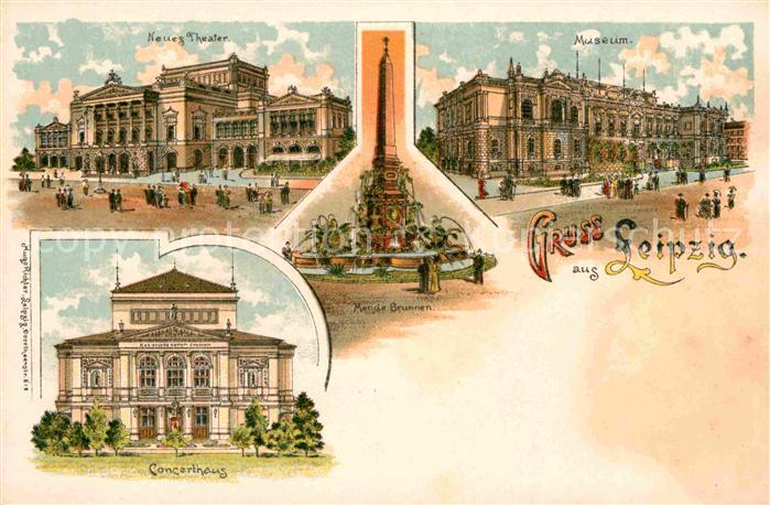 LEIPZIG Sachsen Museum neues Theater Concerthaus