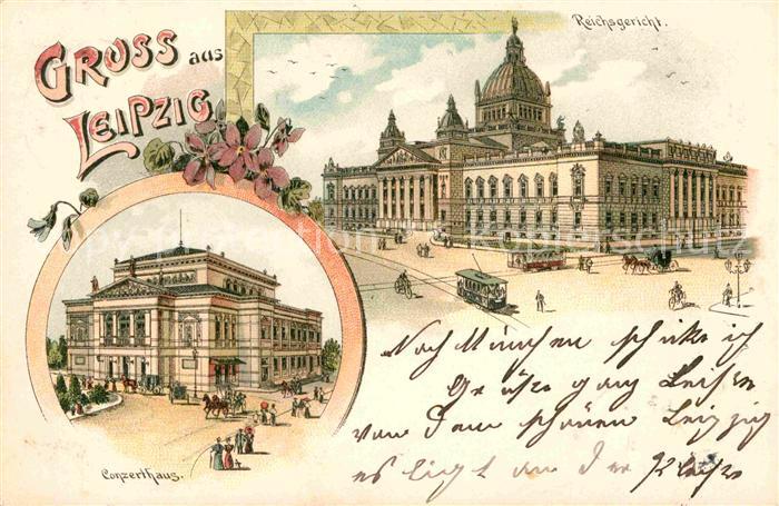LEIPZIG Sachsen Reichsgericht Conzerthaus