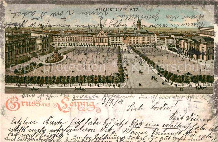 LEIPZIG Sachsen Augustusplatz