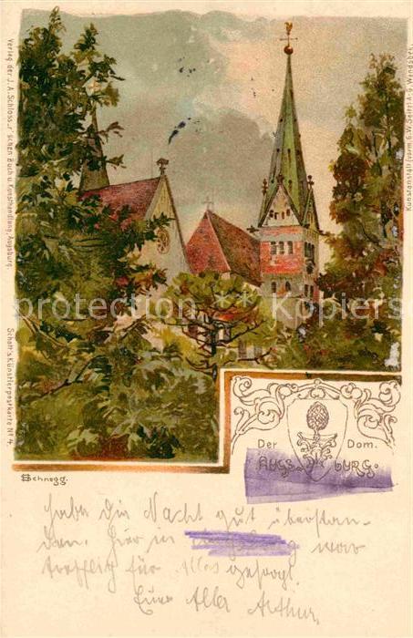 Augsburg Dom Kuensterkarte